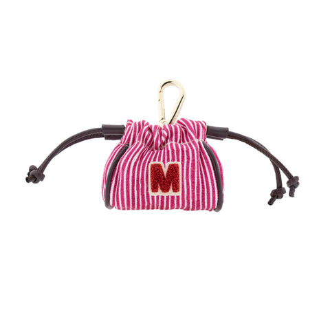 Your Initial Mini Pouch Pink