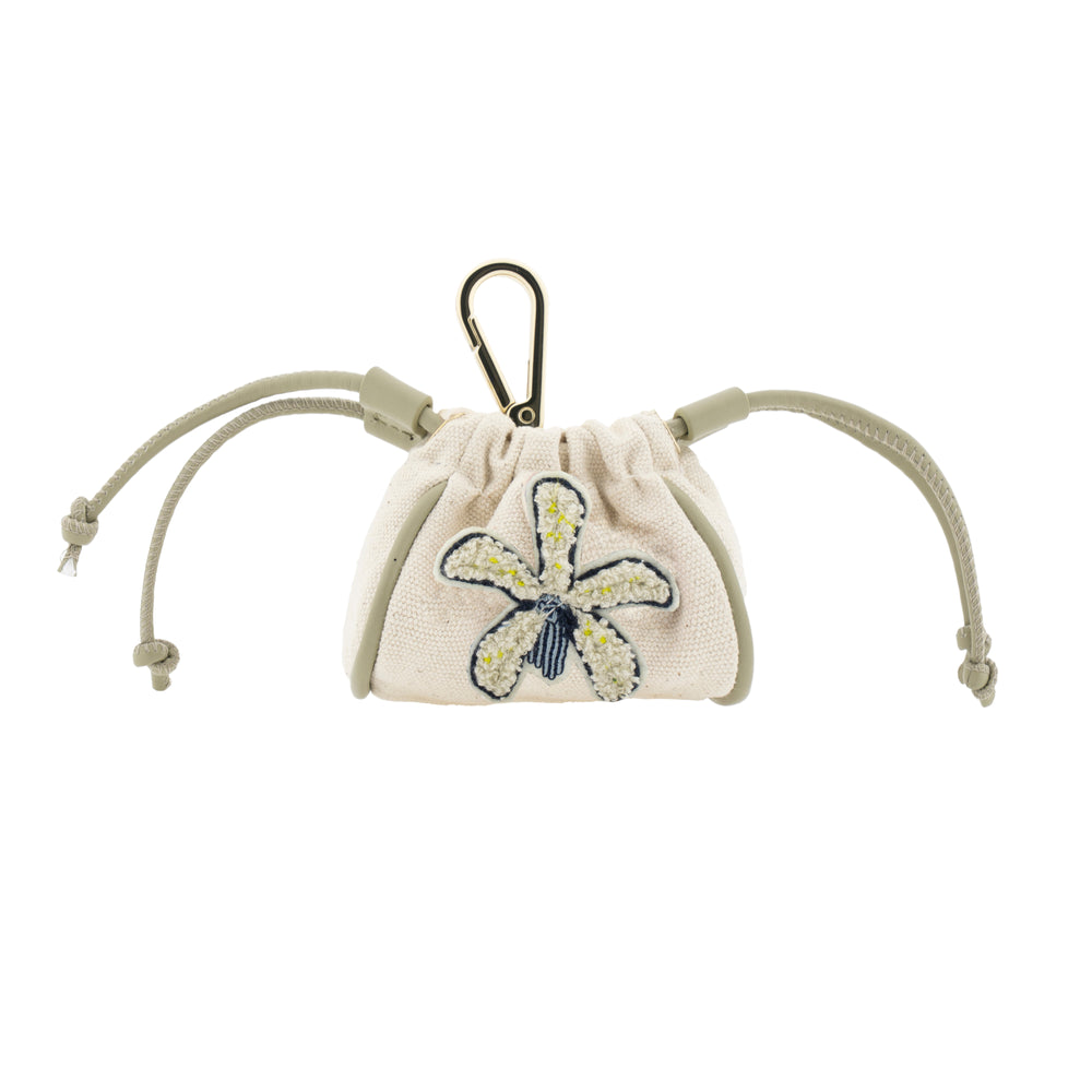 White Orchid Mini Pouch Ivory