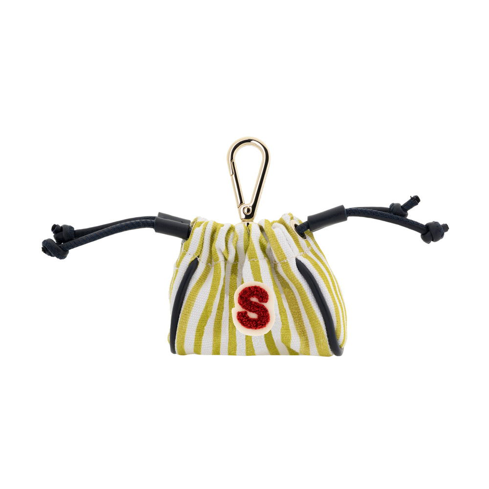 Your Initial Mini Pouch Lime