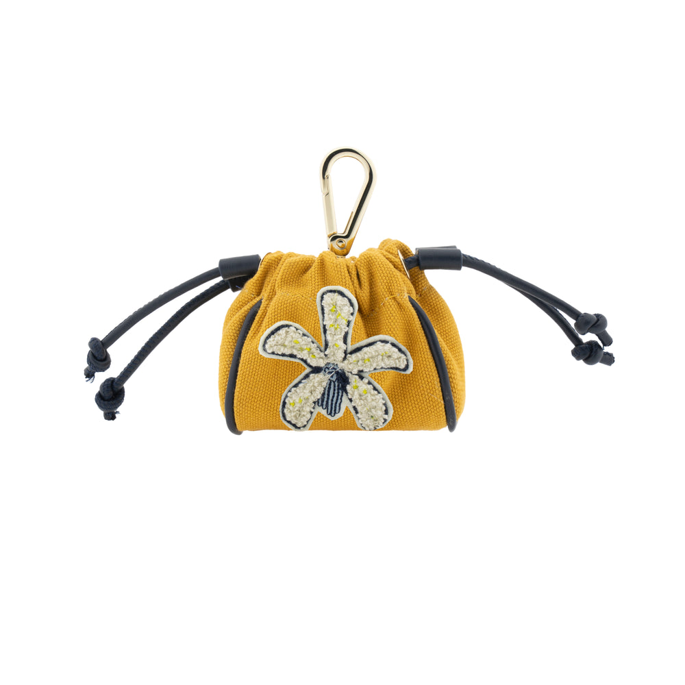 White Orchid Mini Pouch Mustard