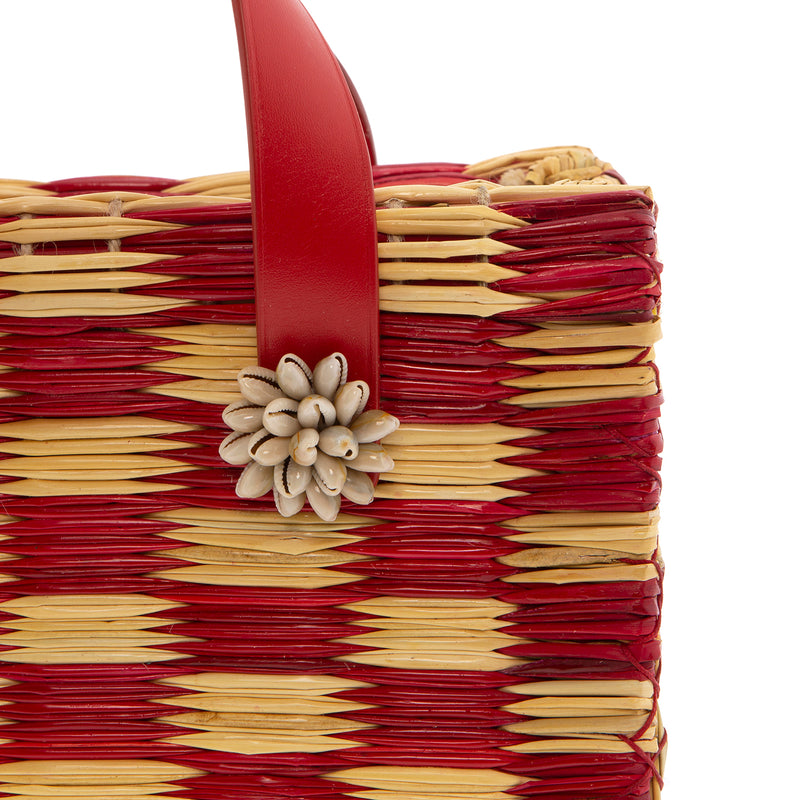 Tote Tom Tom Red Medium - LAST UNIT
