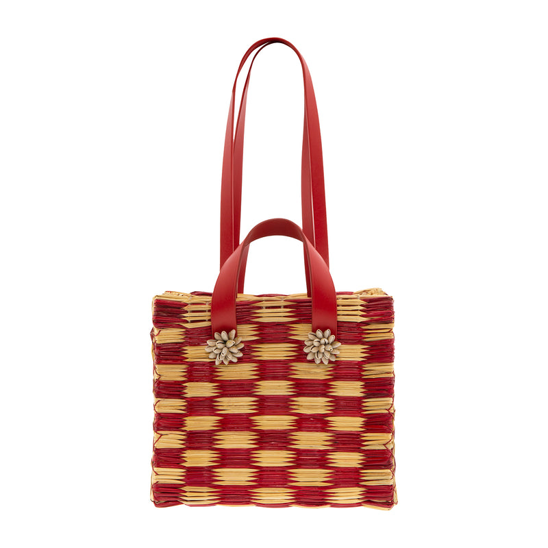 Tote Tom Tom Red Medium - LAST UNIT