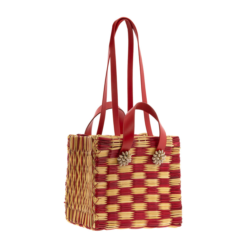 Tote Tom Tom Red Medium - LAST UNIT