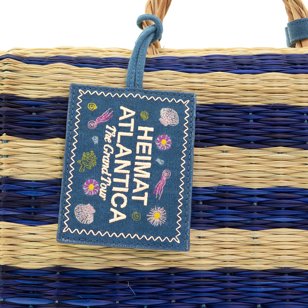 BEACH BASKET BLUE "The Grand Tour Collection"
