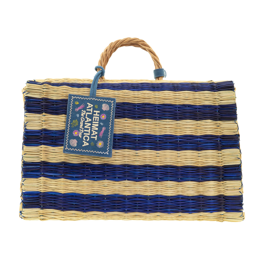 BEACH BASKET BLUE "The Grand Tour Collection"