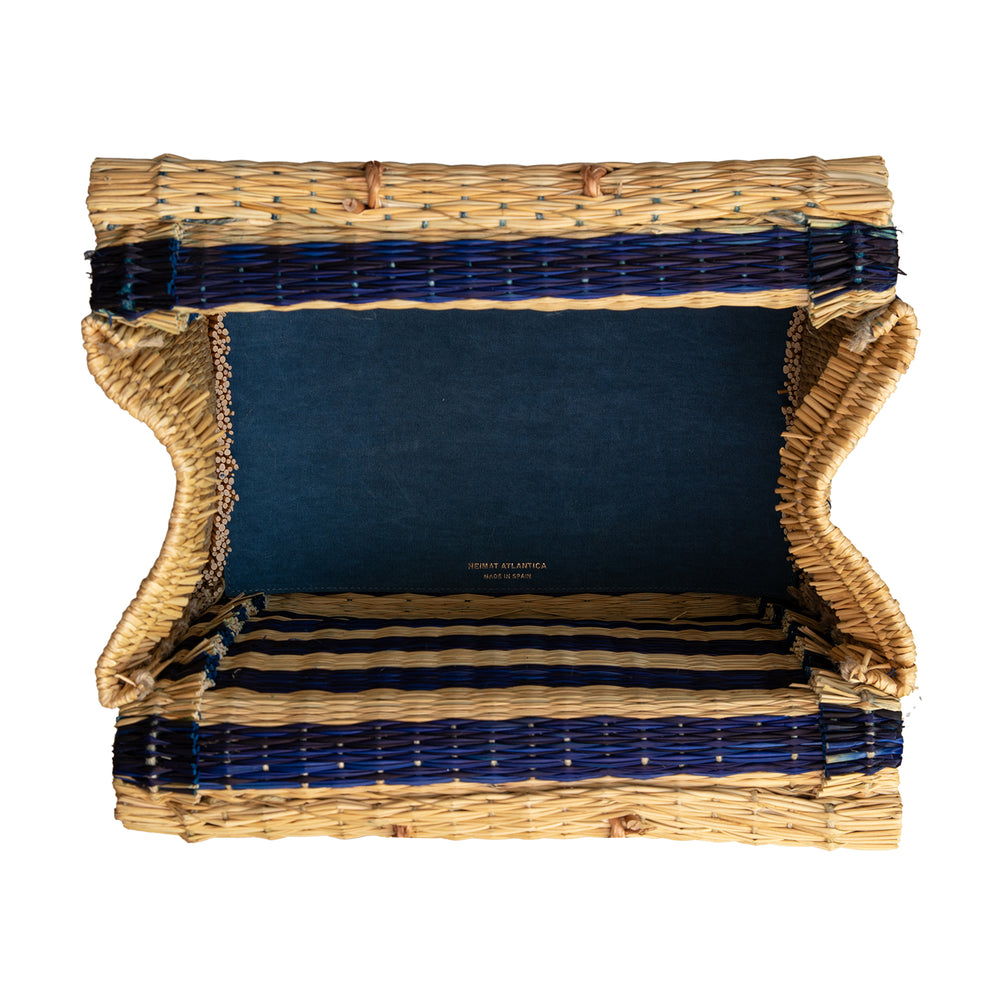 BEACH BASKET BLUE "The Grand Tour Collection"