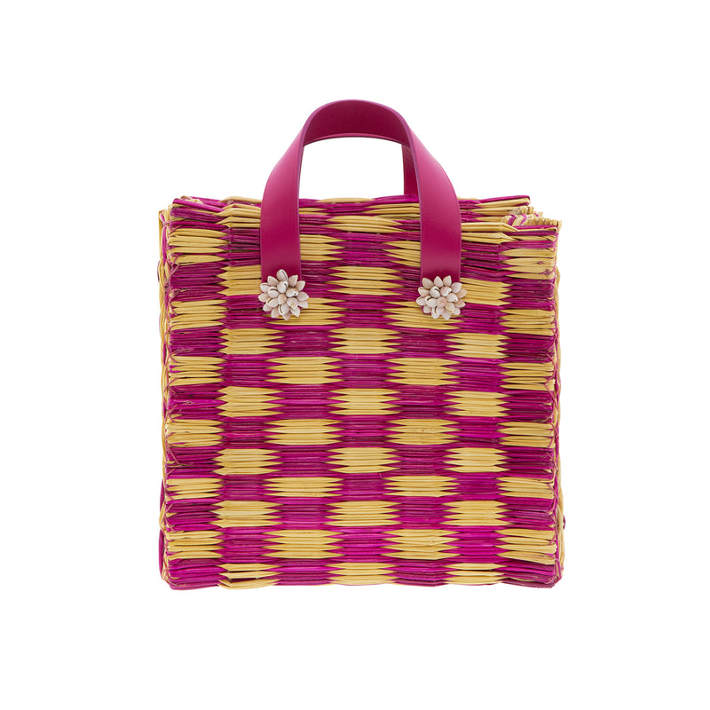 Tote Tom Tom Medium Pink Magenta- LAST UNIT
