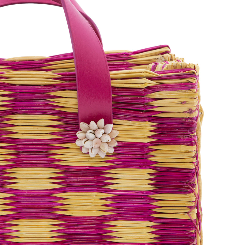 Tote Tom Tom Medium Pink Magenta- LAST UNIT