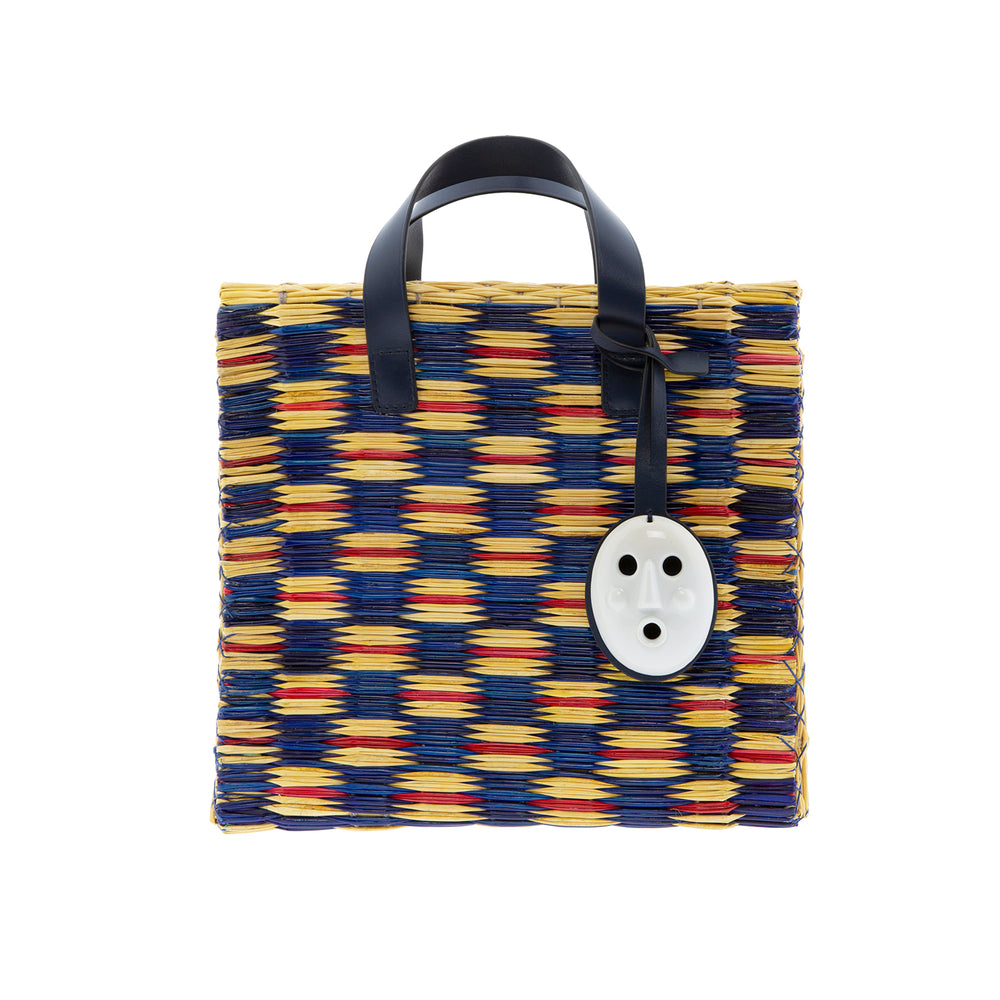 TOTE LARES TARTAN NAVY - One of a kind