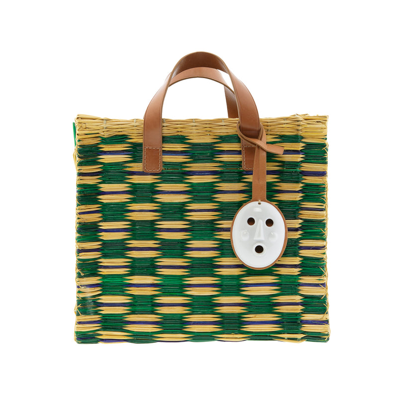 TOTE LARES TARTAN GREEN - One Unit