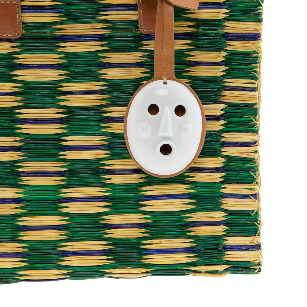 TOTE LARES TARTAN GREEN - One of a kind