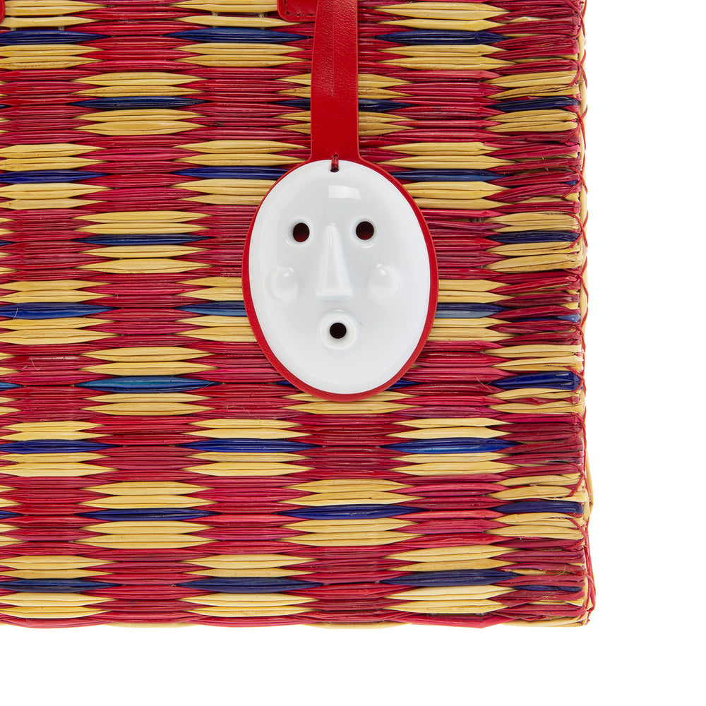 TOTE LARES TARTAN RED- One of a kind