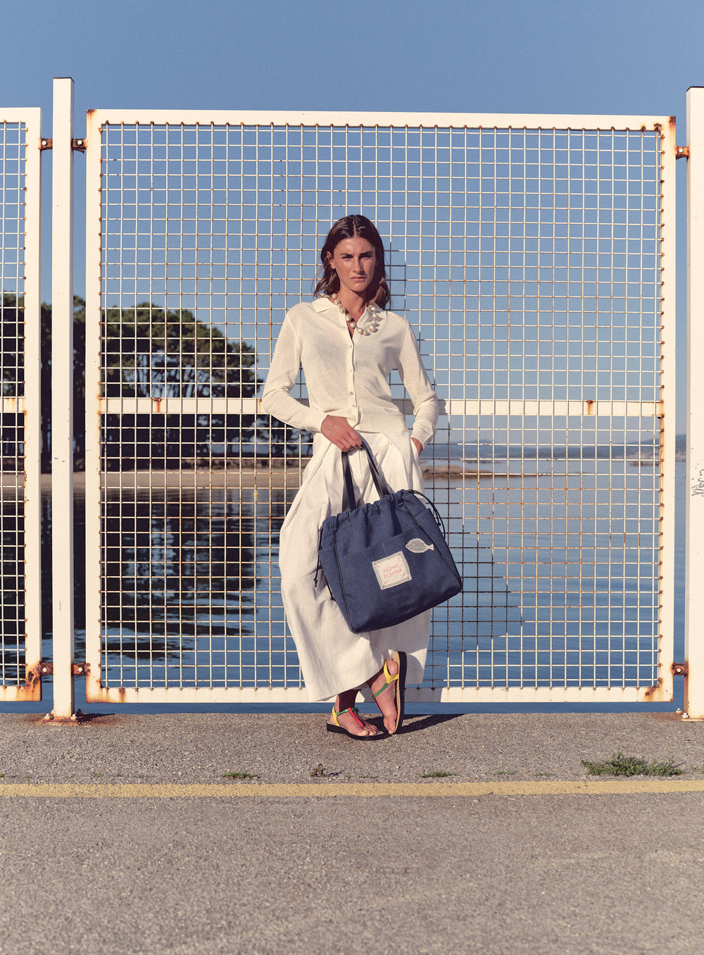 Tote Denim "Camariñas" Fish