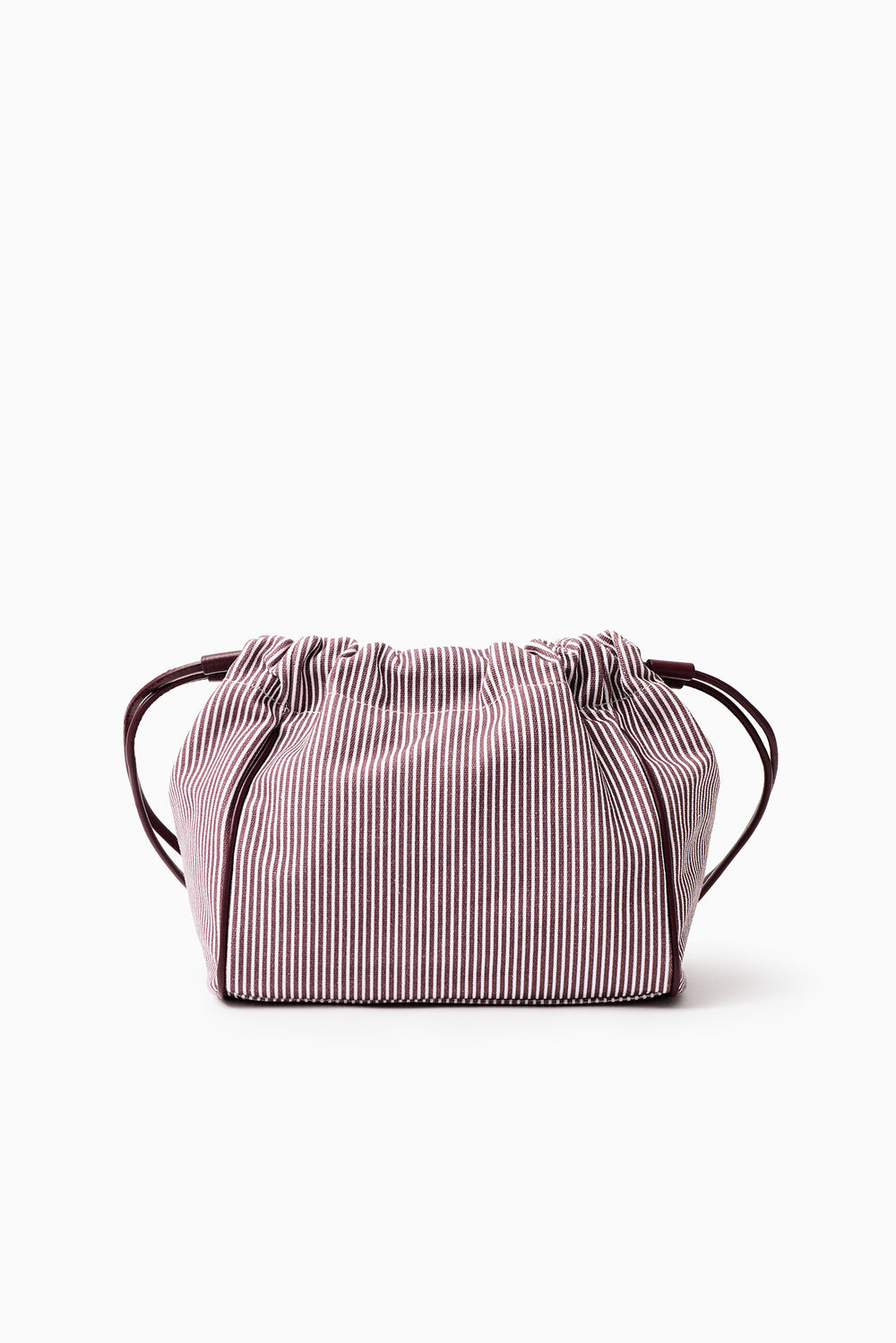 Pouch Burgundy Stripes "Camariñas" With strap