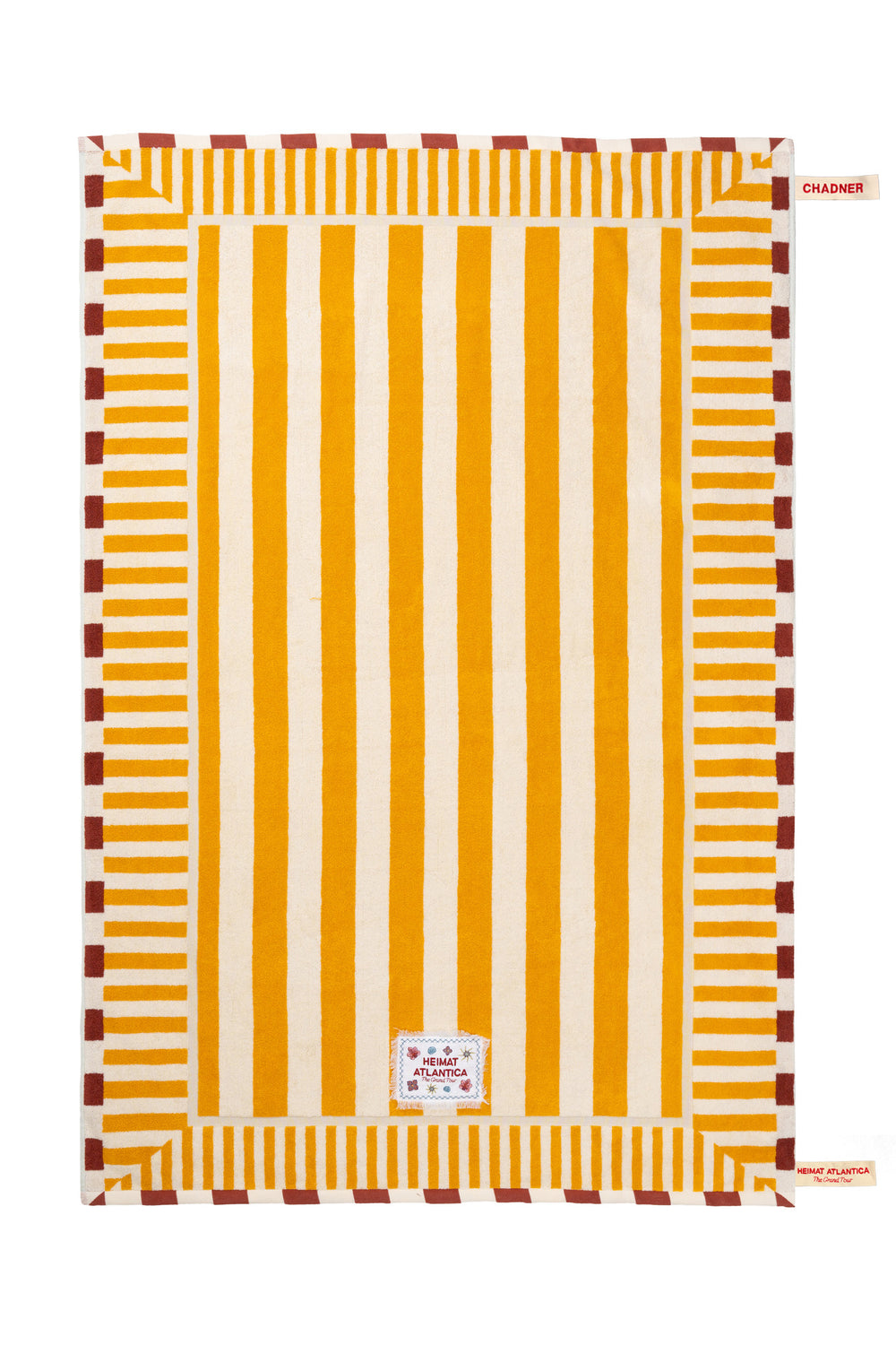 Towel Yellow "The Grand Tour" ss26