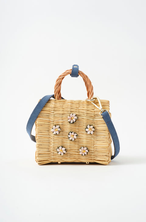 Shella Mini Denim Basket Bag – Heimat Atlantica