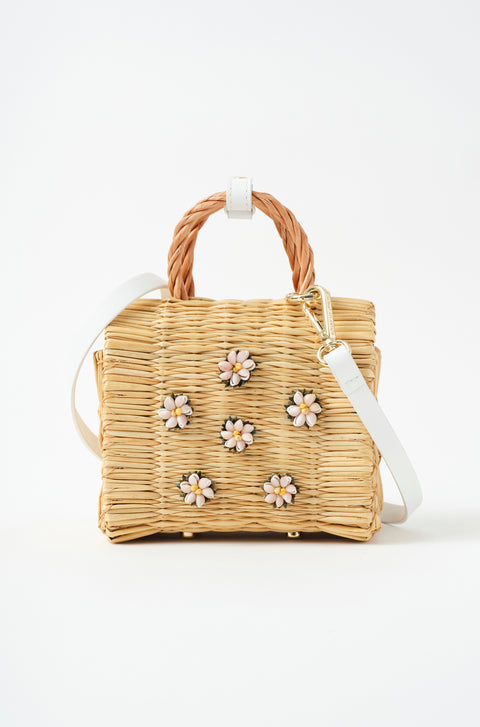 Shella Mini White Basket Bag – Heimat Atlantica