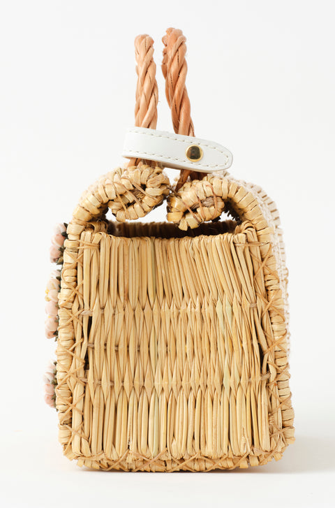 Shella Mini White Basket Bag – Heimat Atlantica