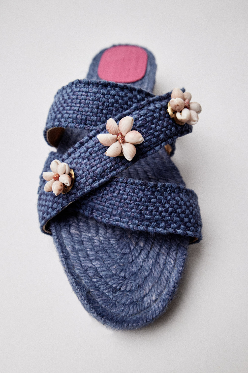 Navy Blue Shella Espadrilles