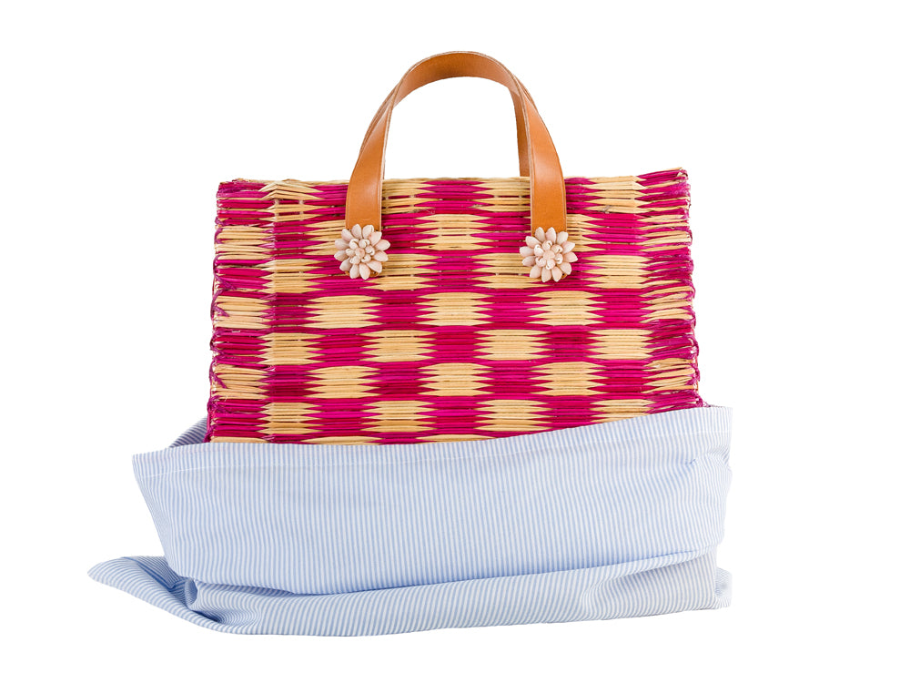 Tote Tom Tom Pink Magenta Large