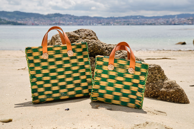 Tote Tom Tom Medium Green - 2 UNITS LEFT